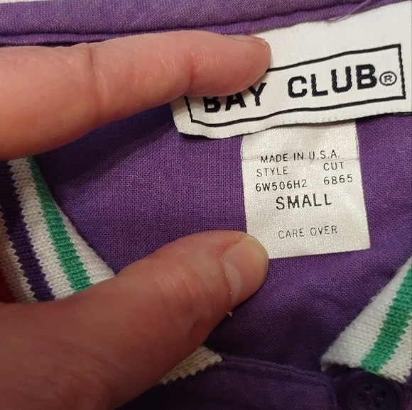 Vintage 80's Saved by the Bell Style Blouse Ladies Size Small Made in USA - Picture 3 of 4